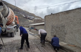 В селе Мехельта отремонтировали улицу и водопроводную линию